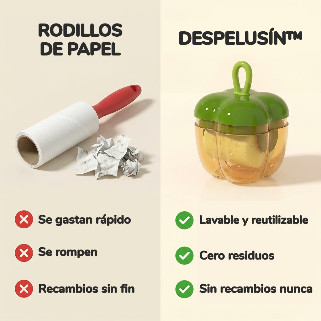 Despelusín™ Quitapelos Reutilizable para Mascotas – Lavable, Sin Recambios